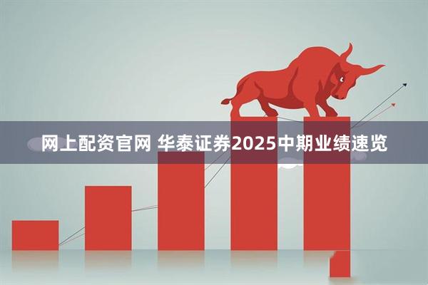 网上配资官网 华泰证券2025中期业绩速览